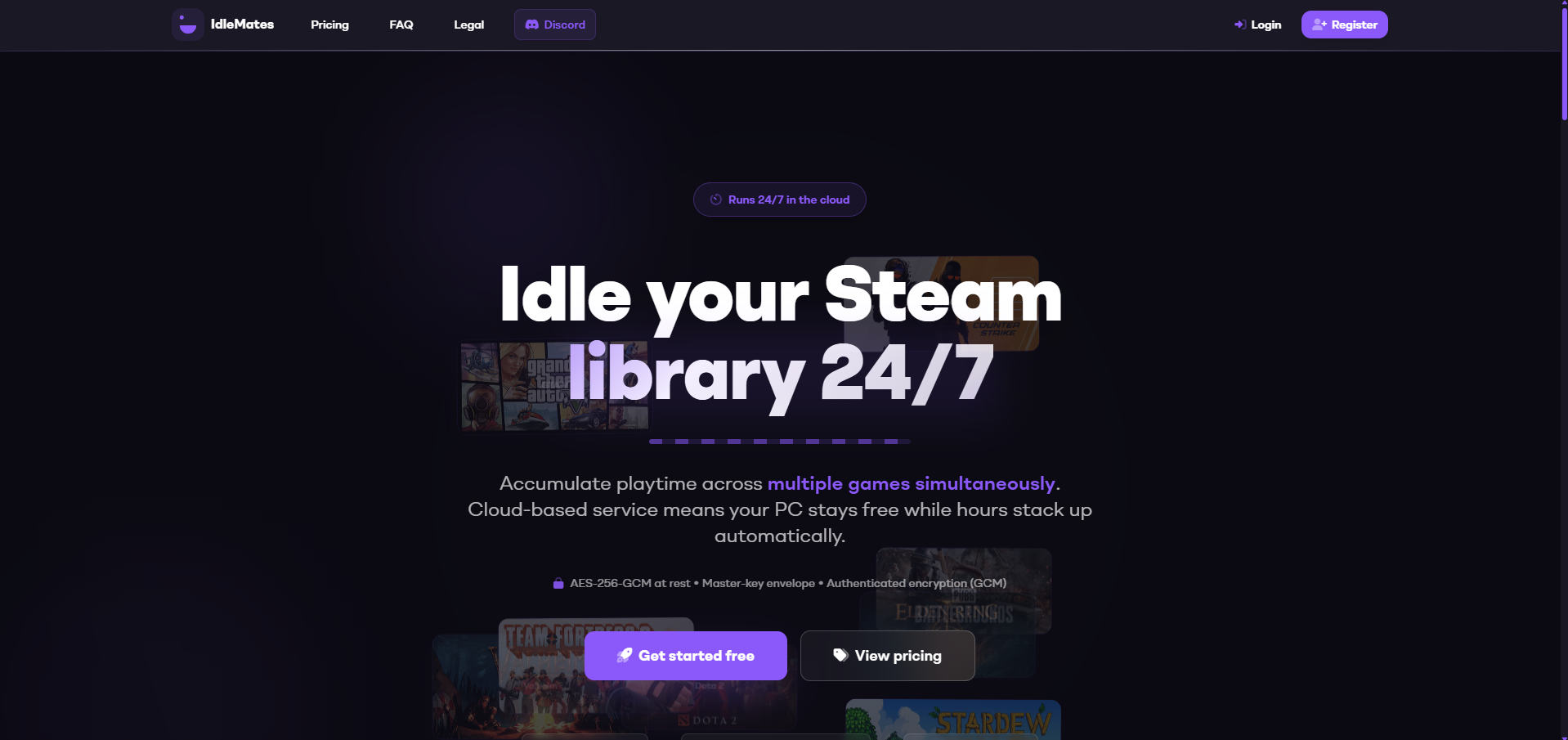IdleMat.es - Steam Hours Boosting Platform